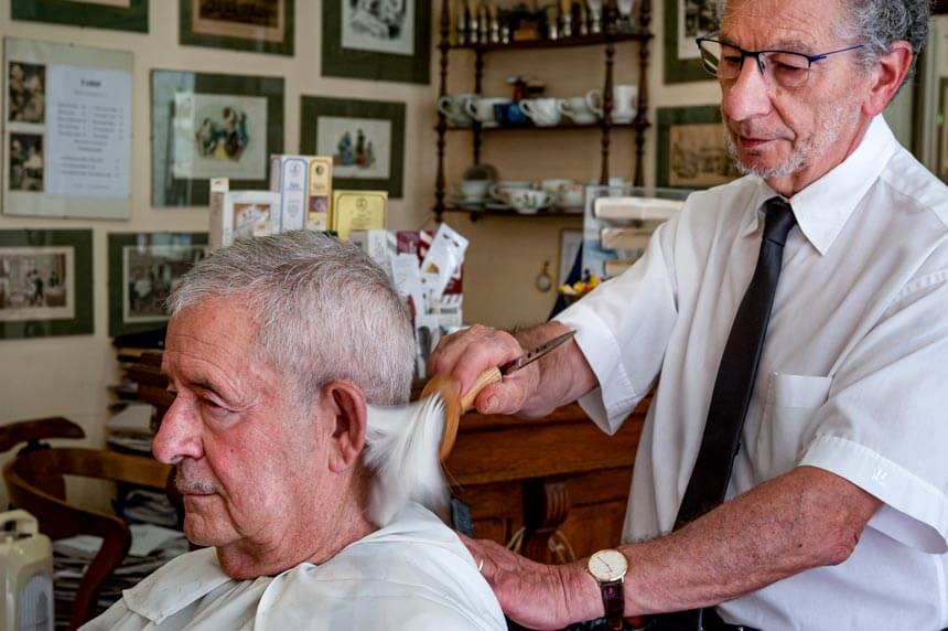 Photo reportage métier Alain Maître Barbier Paris