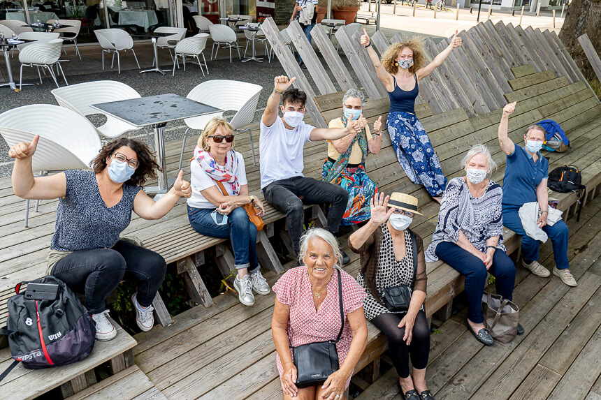 Reportage événement artistique plein air Slam Poetry Nantes