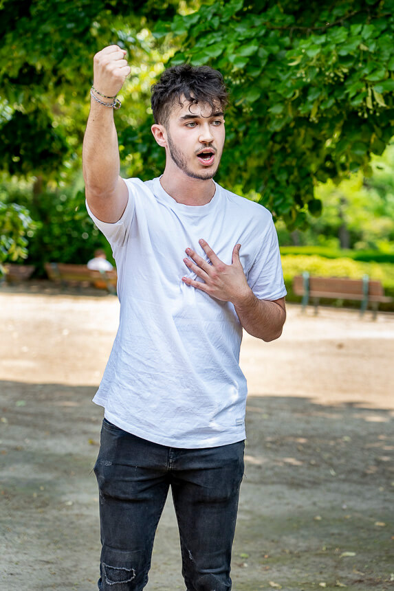 Reportage événement artistique plein air Slam Poetry Nantes