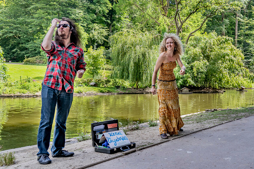 Reportage événement artistique plein air Slam Poetry Nantes