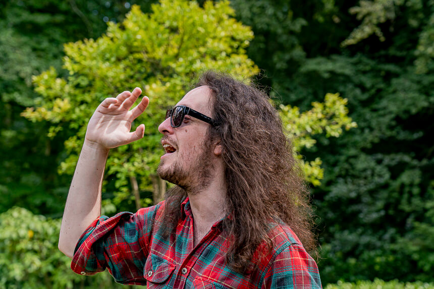 Reportage portrait événementiel plein air Slam Poetry Nantes