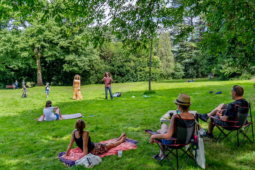 Reportage spectacle artistique plein air Slam Poetry Nantes