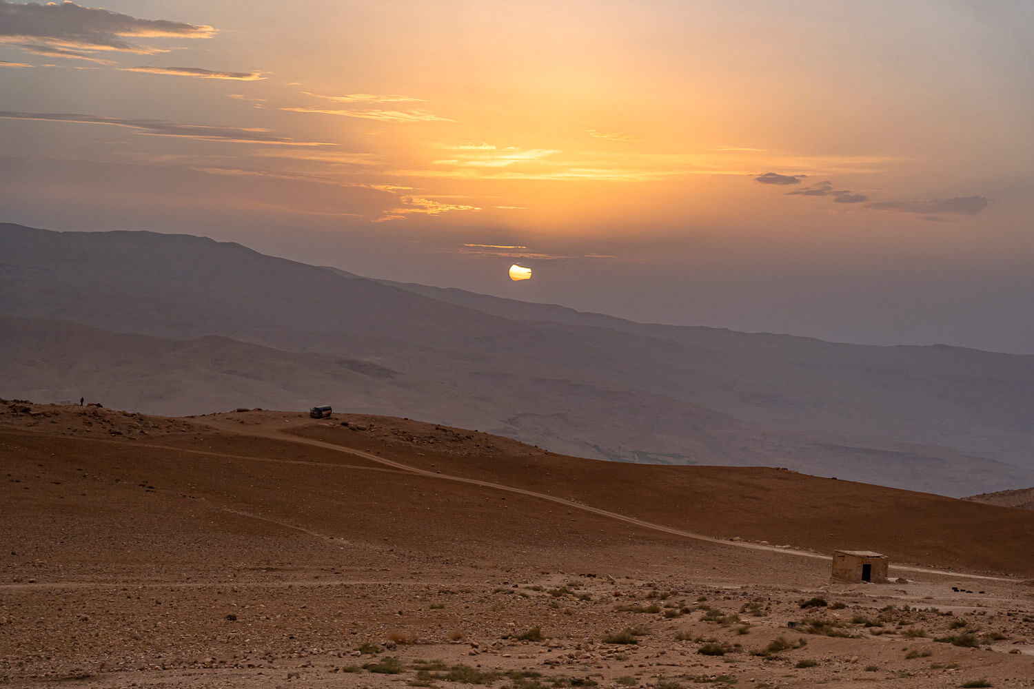 Sunset, Jordanie