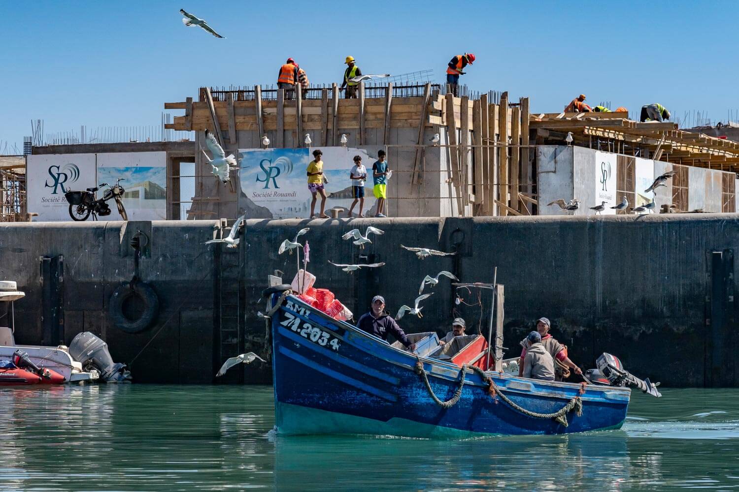 Port de pêche d'Essaouira, Maroc