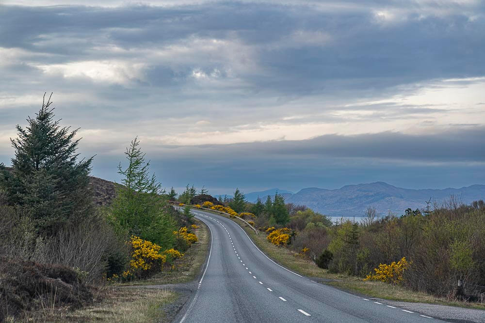 On the road, Écosse