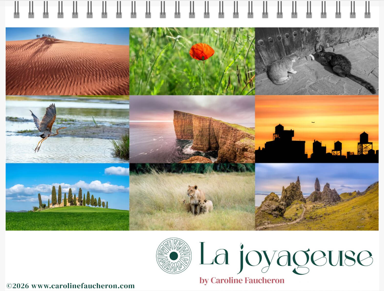 Calendrier 2026 La Joyageuse