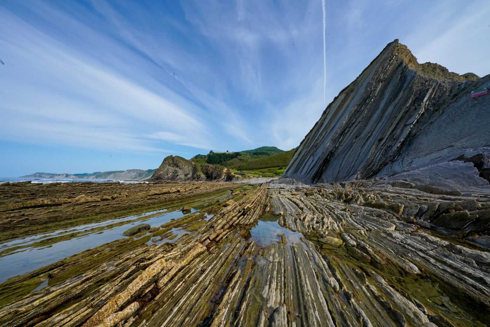 Plage de Sakoneta, Deba, Espagne