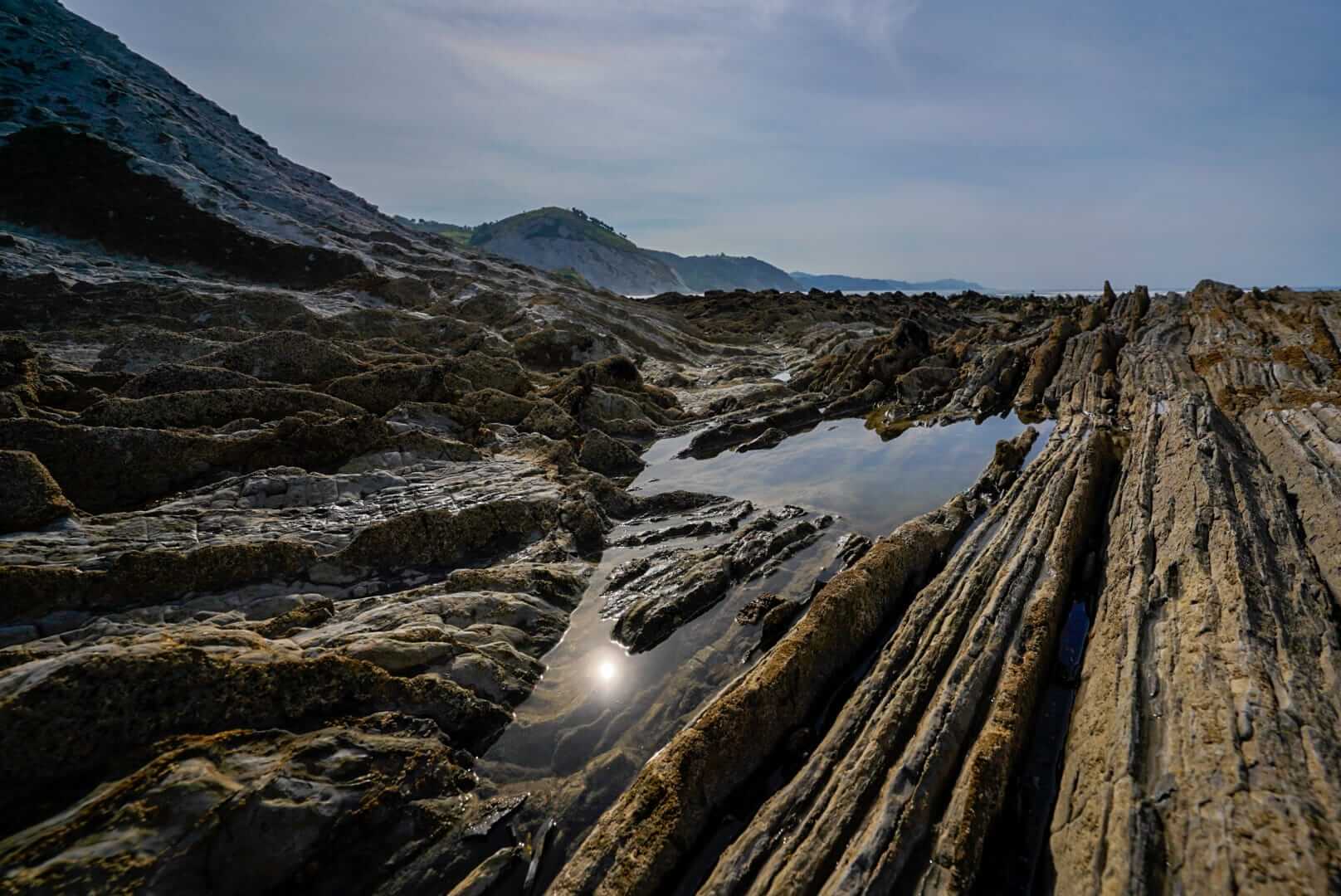 Plage de Sakoneta, Deba, Espagne