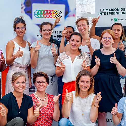 Portrait de groupe entrepreneures Willa 1Kubator Nantes