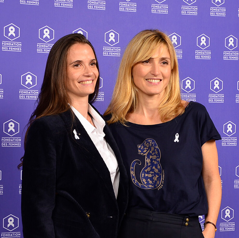 Portrait Anne-Cécile Mailfert Julie Gayet Nuit des Relais 2019 Fondation des Femmes