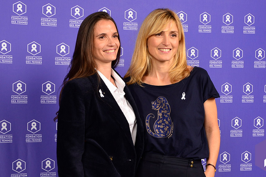 Portrait Anne-Cécile Mailfert Julie Gayet Nuit des Relais 2019 Fondation des Femmes